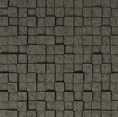 Image showing cubes background - 3d rendering