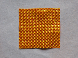 Image showing Orange Fabric sample