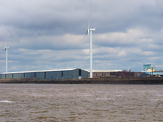 Image showing View of Birkenhead in Liverpool