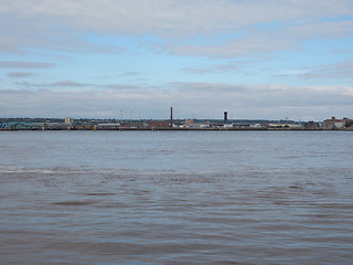 Image showing View of Birkenhead in Liverpool