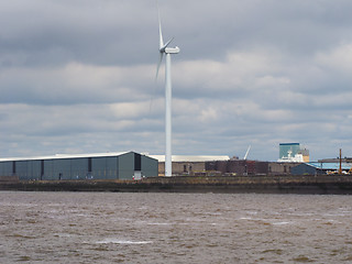 Image showing View of Birkenhead in Liverpool