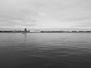 Image showing View of Birkenhead in Liverpool