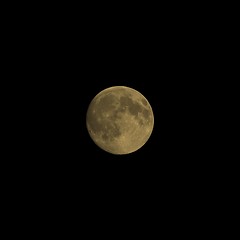 Image showing Full moon sepia