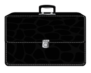 Image showing Black briefcase