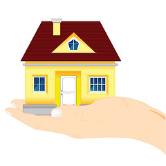 Image showing House in hand