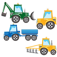 Image showing Much tractors