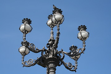 Image showing Italian lamp post