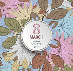 Image showing Happy Women's Day Background