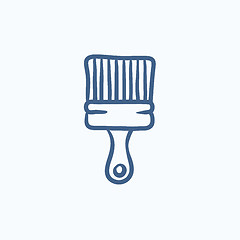 Image showing Paintbrush sketch icon.