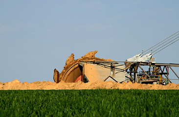 Image showing Brown coal open mining