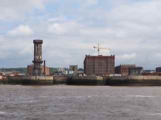 Image showing View of Birkenhead in Liverpool