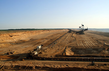 Image showing Brown coal open mining