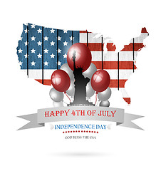 Image showing Fourth Of July Background