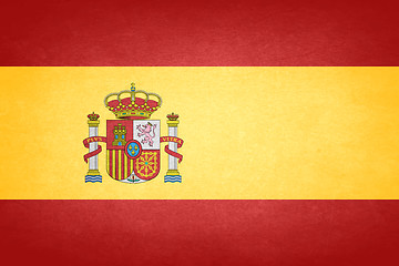 Image showing Grunge Flag Of Spain