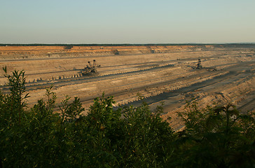 Image showing Brown coal open mining