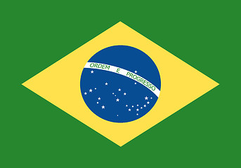 Image showing Flag of Brazil