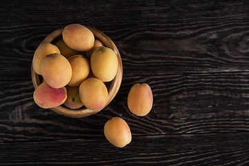 Image showing orange fresh apricots