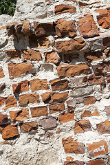 Image showing Old brick wall