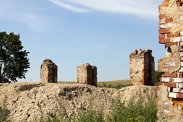 Image showing Old brick wall