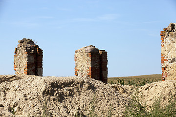 Image showing Old brick wall