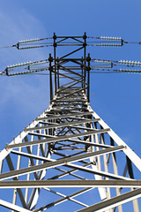 Image showing High-voltage power poles