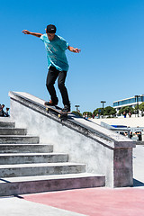 Image showing Daniel Ferreira during the DC Skate Challenge