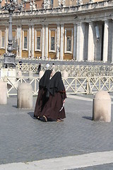 Image showing Nuns at the vatican in Rome