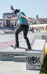 Image showing Nuno Cardoso during the DC Skate Challenge