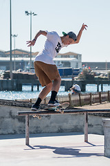 Image showing Gustavo Ribeiro during the DC Skate Challenge