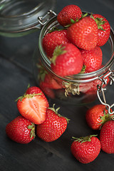 Image showing Fresh ripe strawberry