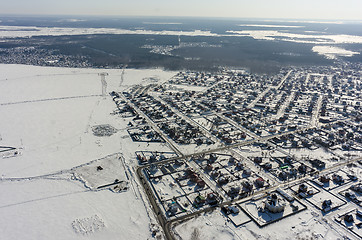 Image showing Ozhogino settlement in the suburb of Tyumen.Russia