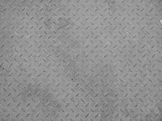 Image showing Grey steel diamond plate background