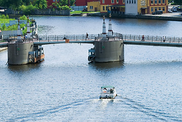 Image showing Kaliningrad. Yubileiniy bridge. Russia