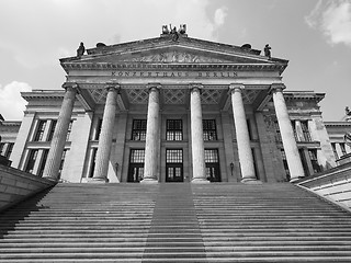 Image showing Konzerthaus Berlin in Berlin in black and white
