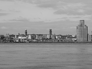 Image showing View of Birkenhead in Liverpool