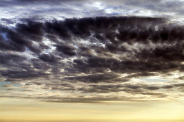 Image showing the sky during sunset