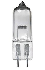 Image showing small transparent halogen lamp 