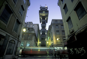 Image showing EUROPE PORTUGAL LISBON ELEVADOR DE SANTA JUSTA