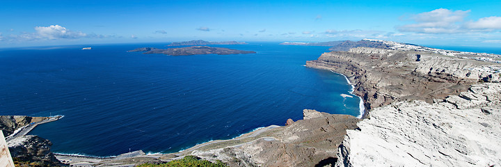 Image showing Landscape at Santorini, Greece