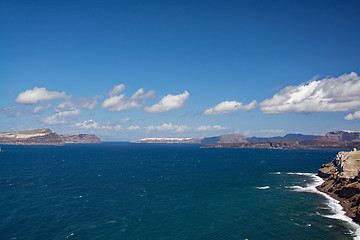 Image showing Landscape at Santorini, Greece