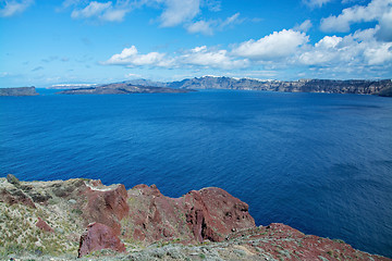 Image showing Landscape at Santorini, Greece