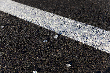 Image showing glass on the pavement