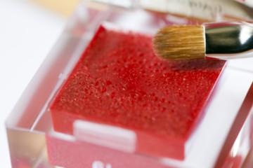 Image showing red women\'s cosmetics