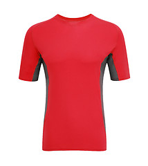 Image showing red t-shirt isolated 