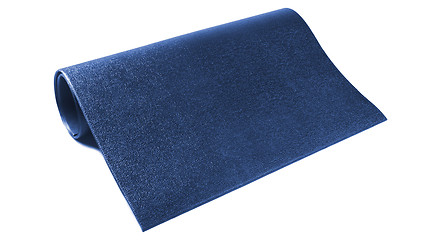 Image showing a dark blue carpet