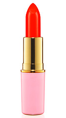 Image showing Red lipstick isolated 