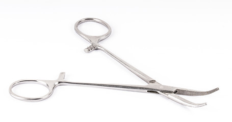 Image showing surgical clamps