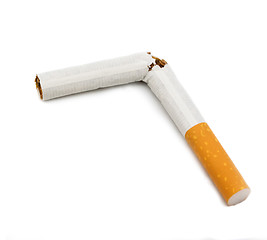 Image showing Broken cigarette