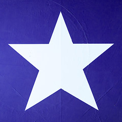 Image showing Star symbol on an old warplane