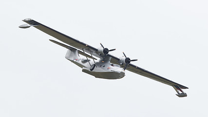 Image showing LEEUWARDEN, NETHERLANDS - JUNE 10: Consolidated PBY Catalina in 